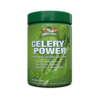 Bột Cần Tây Hữu Cơ Mỹ_Garden Greens Organic Celery Juice Powder_320g