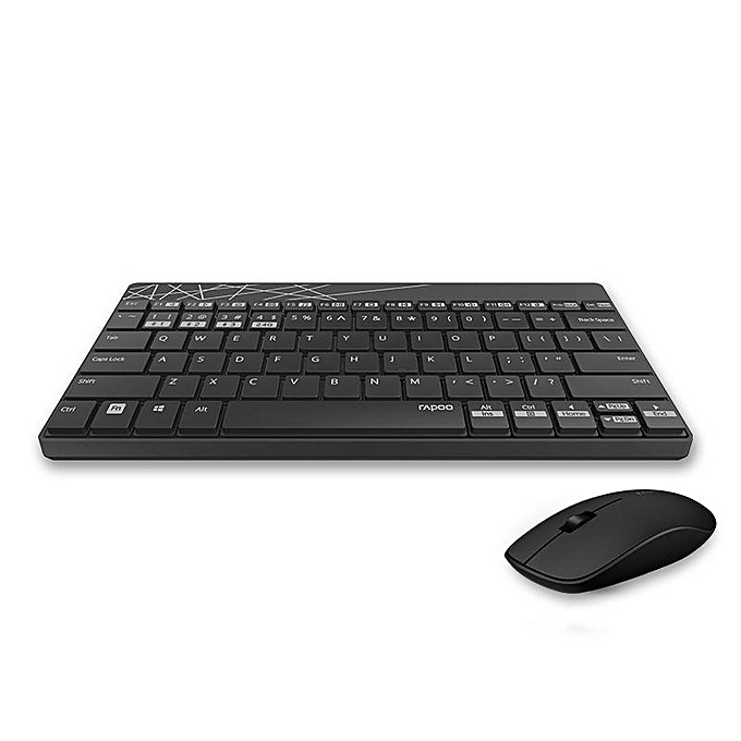 Bộ bàn phím và chuột không dây Rapoo 8000S - Hàng chính hãng