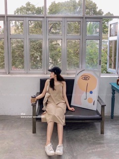 Đầm 2 dây siêu cute cho ngày hè