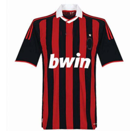 Áo thun in logo đội bóng đá AC Milan phong cách cổ điển