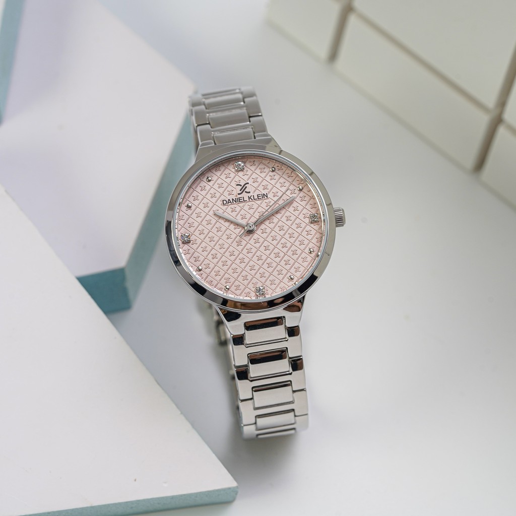 Đồng hồ nữ Daniel Klein Premium Ladies Demi Silver Rose DK5292 - Lamy watch