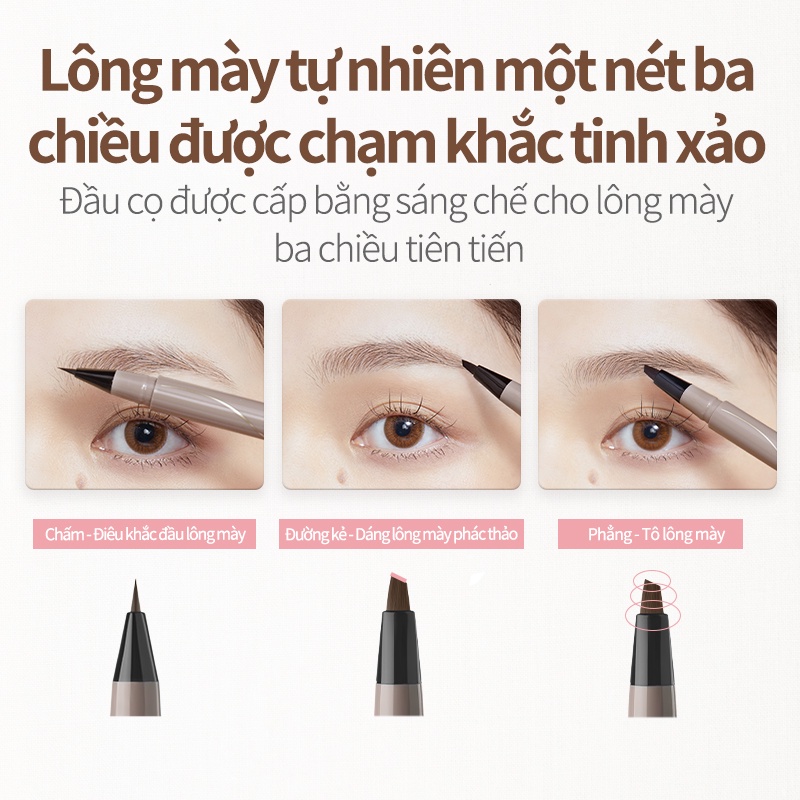 Bút kẻ lông mày JUDYDOLL dạng lỏng tự nhiên lâu trôi không phai không nhòe