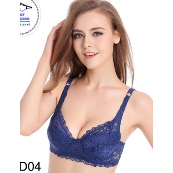 Áo Lót Ren Thái Mềm Đệm Mỏng, Có Gọng Cao Cấp Hàng Loại 1 CARLA 2004