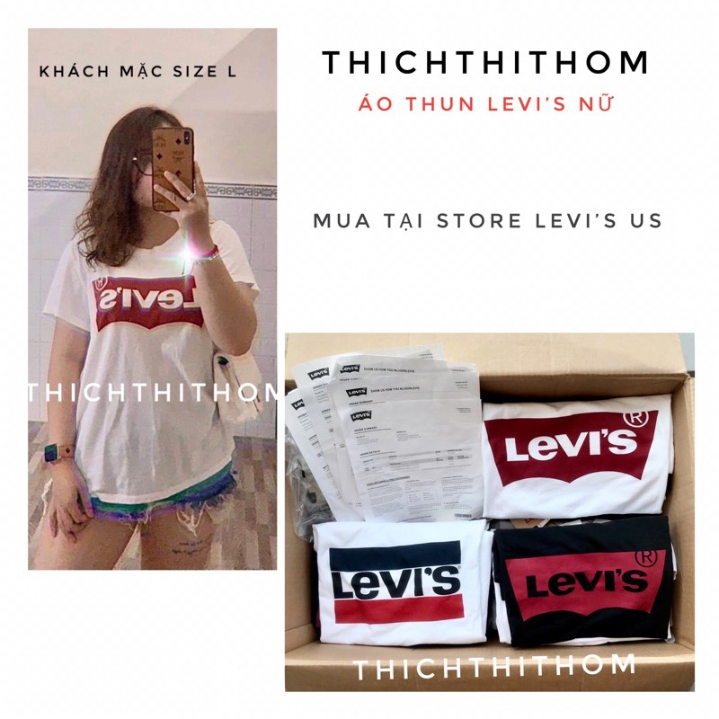 <CÓ BILL> Áo Phông Thun Levi's Chính Hãng - Nữ