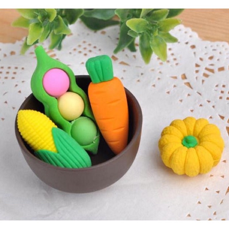 Gôm túi mix 4 cục hoạt hình