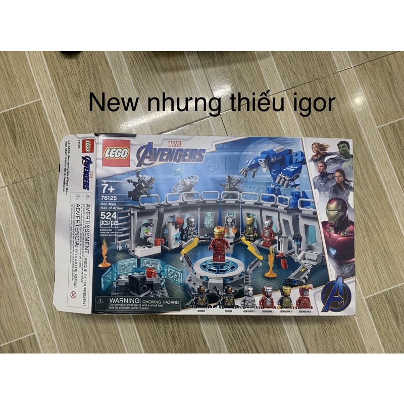 lego 76125 căn cứ chiến đấu của ironman hàng chính hãng