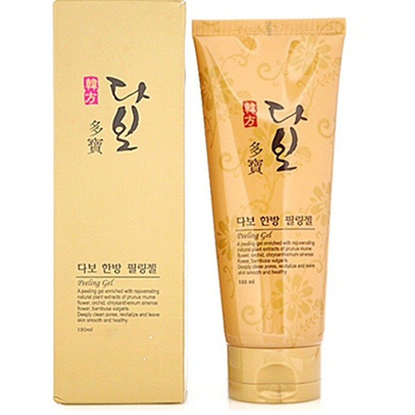 Tẩy Da Chết Dabo Peeling Gel- Tẩy sạch tế bào da chết dưỡng trắng Da Hàn Quốc 180,ml/Hộp