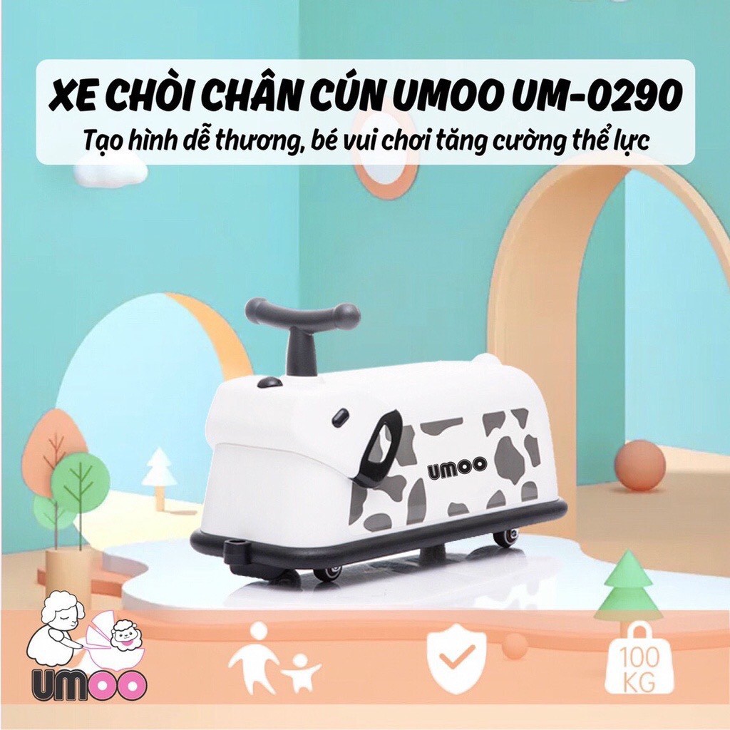 Xe chòi chân Cún Umoo cao cấp chính hãng cho bé 2021