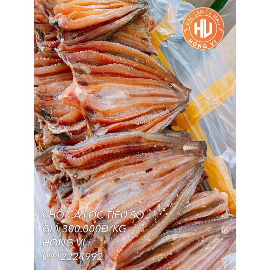 500GAM KHÔ CÁ LÓC ƯỚP TIÊU SỌ