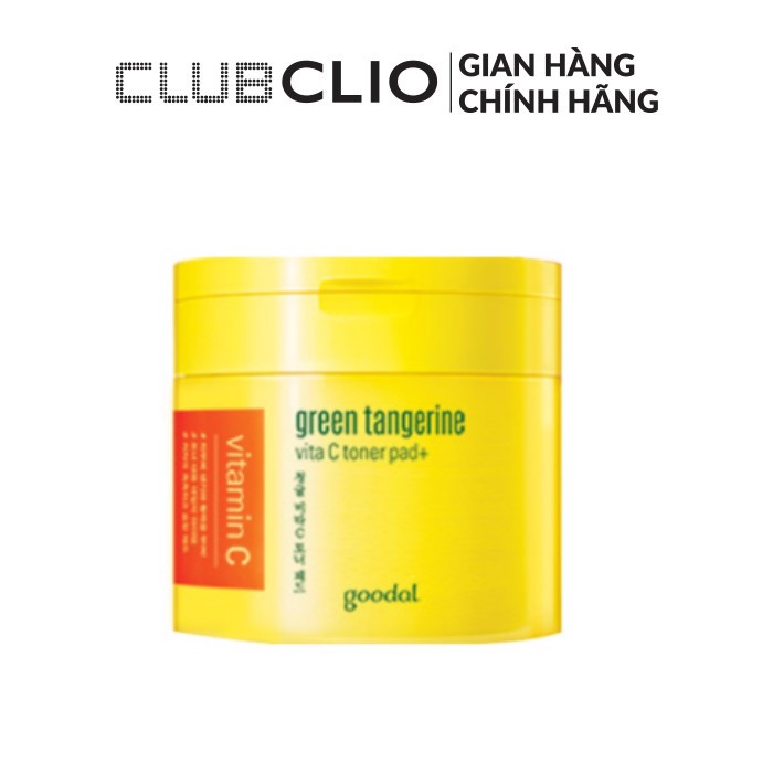 Nước Cân Bằng Dạng Pad Goodal Green Tangerine Vita C Toner Pad+ (70Ea)