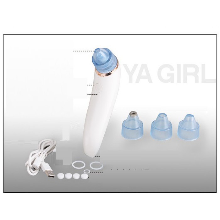 Máy hút mụn 5 chế độ, 5 đầu hút