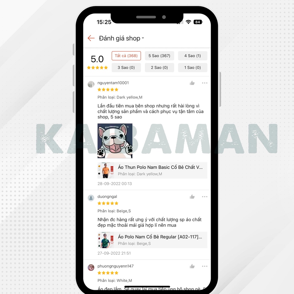 Áo Polo Nam Cổ Bẻ Regular , Áo Thun Nam Kaibaman Vải Cá Sấu Cotton Cao Cấp Với 4 Gam Màu - Kaibaman Store