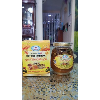 Mật ong hoa rừng ngâm tam thất Bắc 850g(mua nhiều giảm giá)