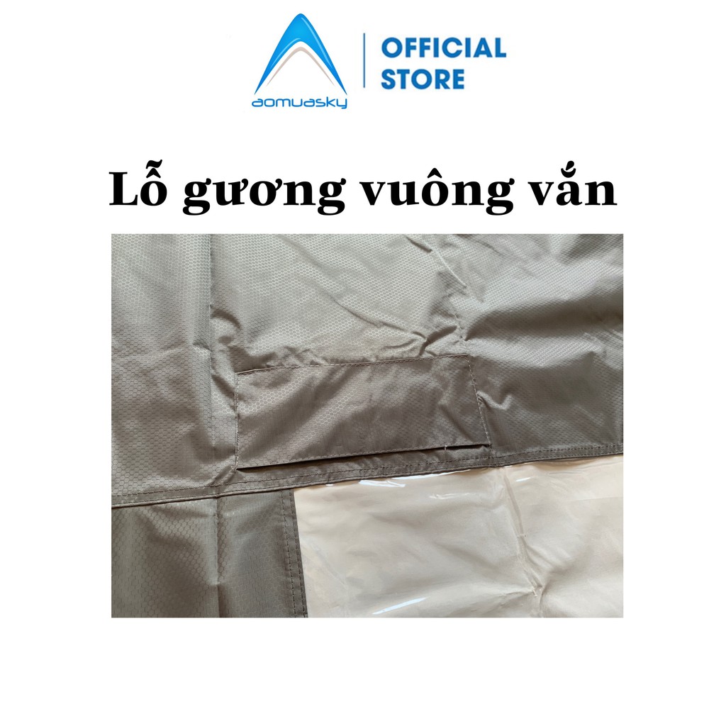 Áo mưa cánh dơi vải dù vân tổ ong cao cấp siêu nhẹ siêu bền SKY SA012