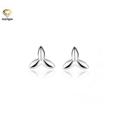 Bông tai bạc Ý 925 Huệ Ngân - Cỏ ba lá may mắn RYE141080