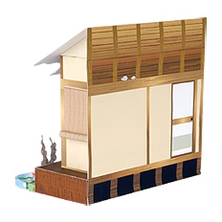 Mô hình giấy 3D kiến trúc phòng học Nhật Bản