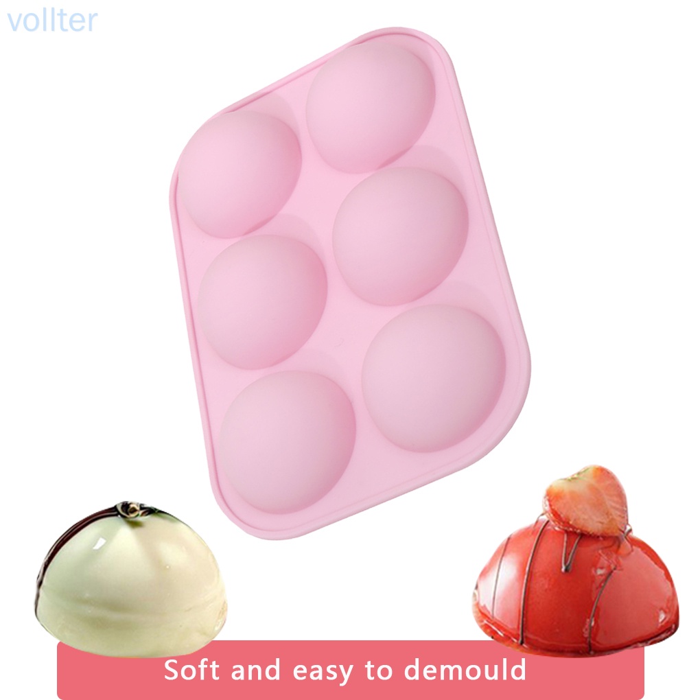 Khuôn Silicone Làm Bánh Hình Nửa Quả Cầu