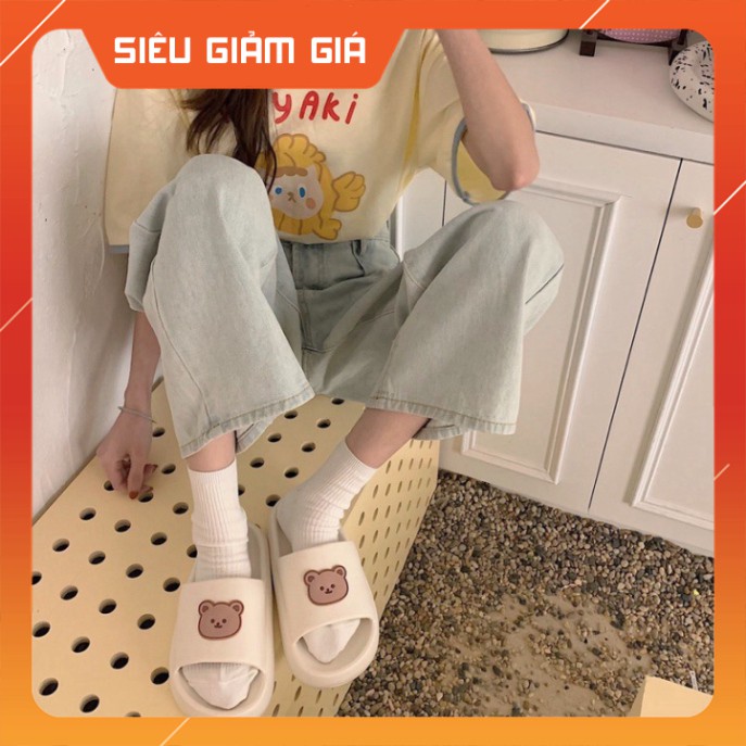 Dép đế bánh mì hình gấu