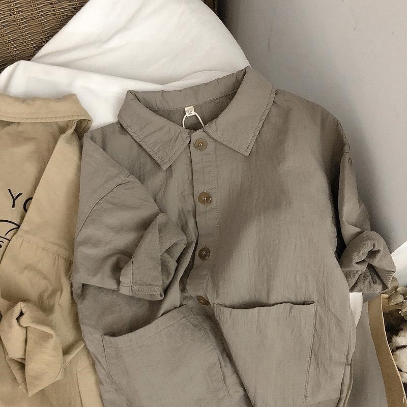 Body Liền Thân Chất Đũi Thô Thoáng Mát Mềm Mại Cho Bé Trai Bé Gái Từ 6Kg Đến 16Kg Thời Trang Trẻ Em Ken Store