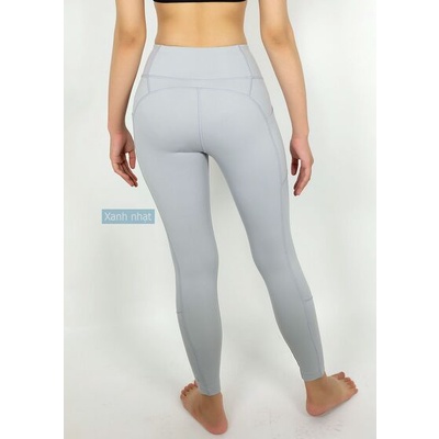 Legging thể thao lửng viền mông 2 túi