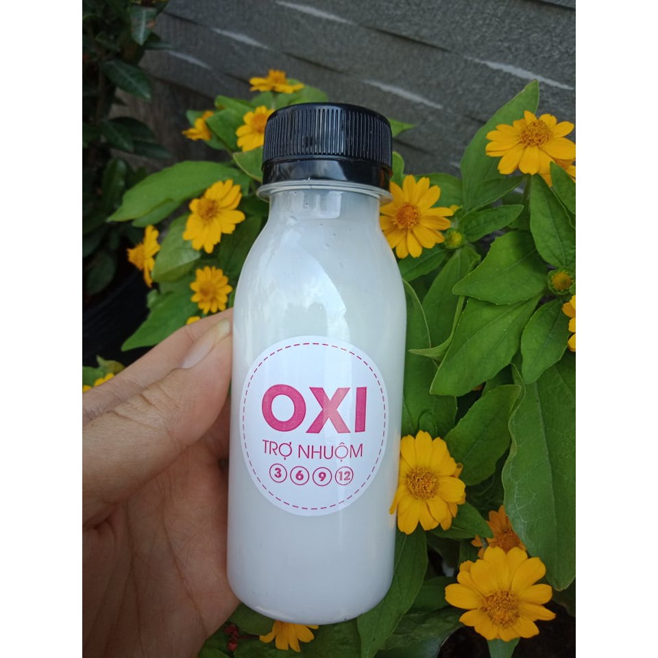 Oxy trợ nhuộm Collagen chai chiết 100ml - Hương bạc hà