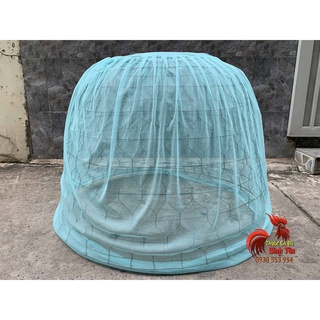 Mùng Trùm Bội Gà Tre - 1 Cái Dạng Màng Màu Xanh Nhạt ❌Giúp Tránh Gió, Muỗi Và Giữ Ấm Cho Gà❌