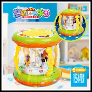 Trống Đồ Chơi Hình Tròn Có Nhạc Cho Bé