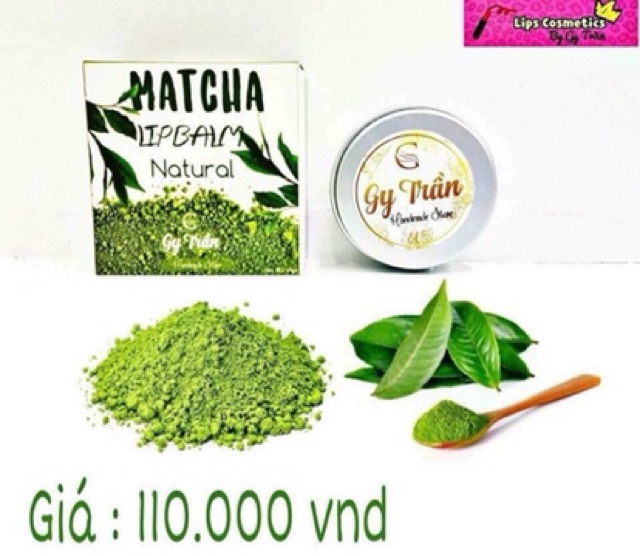 Dưỡng môi Matcha Nhật Bản (Gy Trần )