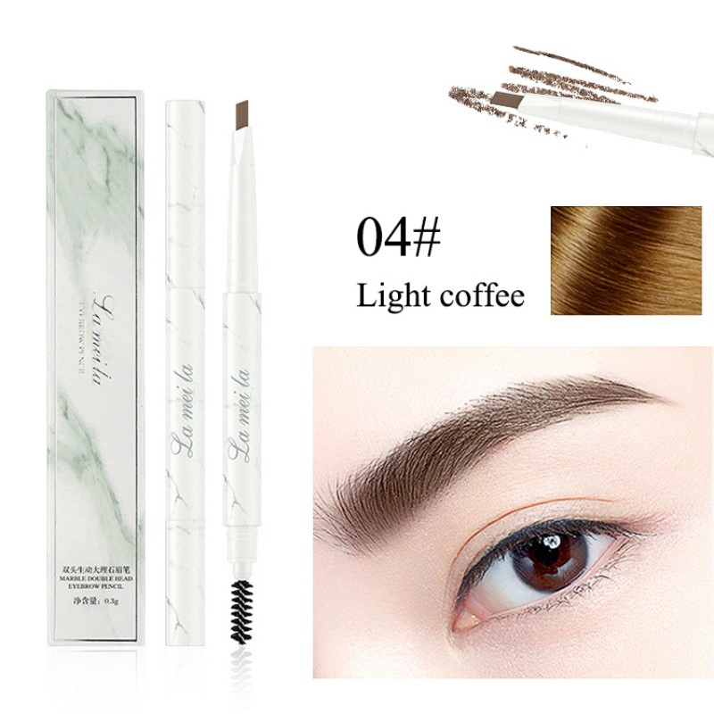 Bút chì kẻ lông mày RIPE GIRL hai đầu 2 trong 1 với 7 màu tùy chọn