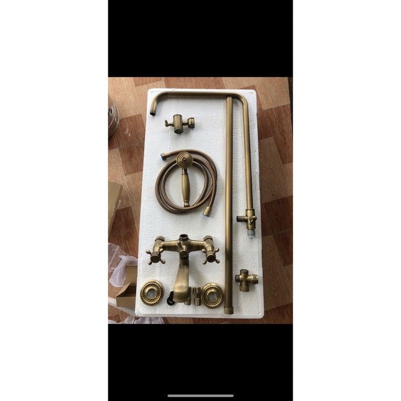 ✅GIÁ SỐC✅ Bộ sen cây tắm nóng lạnh.chất liêụ đồng thau giả cổ