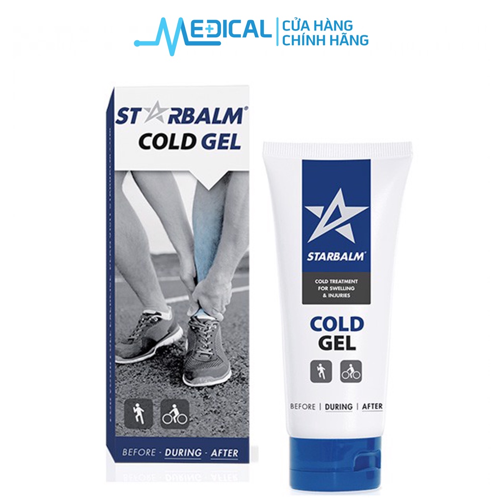 Gel làm lạnh thể thao STARBALM Cold Gel dùng trong và sau khi chơi thể thao 100ml - MEDICAL