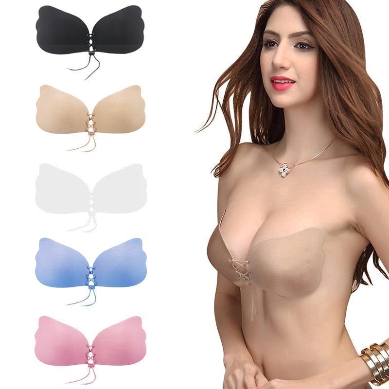 Áo lót dán nâng ngực tàng hình cổ chữ V khoét sâu