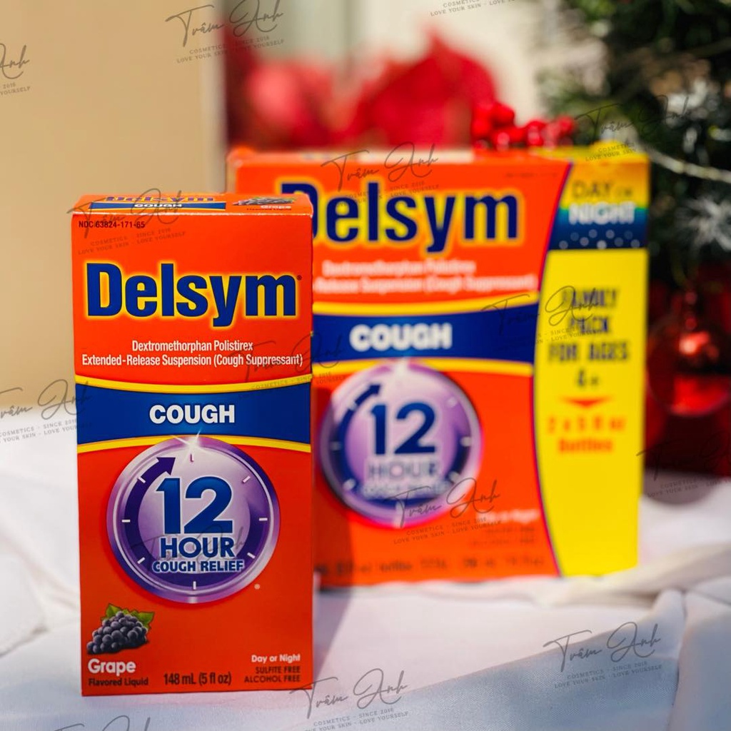 Siro 𝒽𝑜 Delsym 148ml Mỹ bao hiệu quả