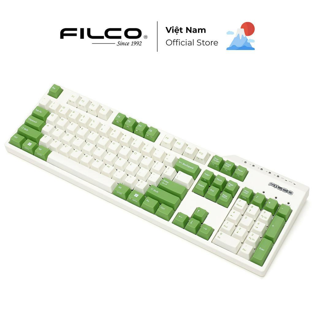 Bàn phím cơ Filco Majestouch Convertible 3 Matcha Fullsize/TKL - Hàng Chính Hãng