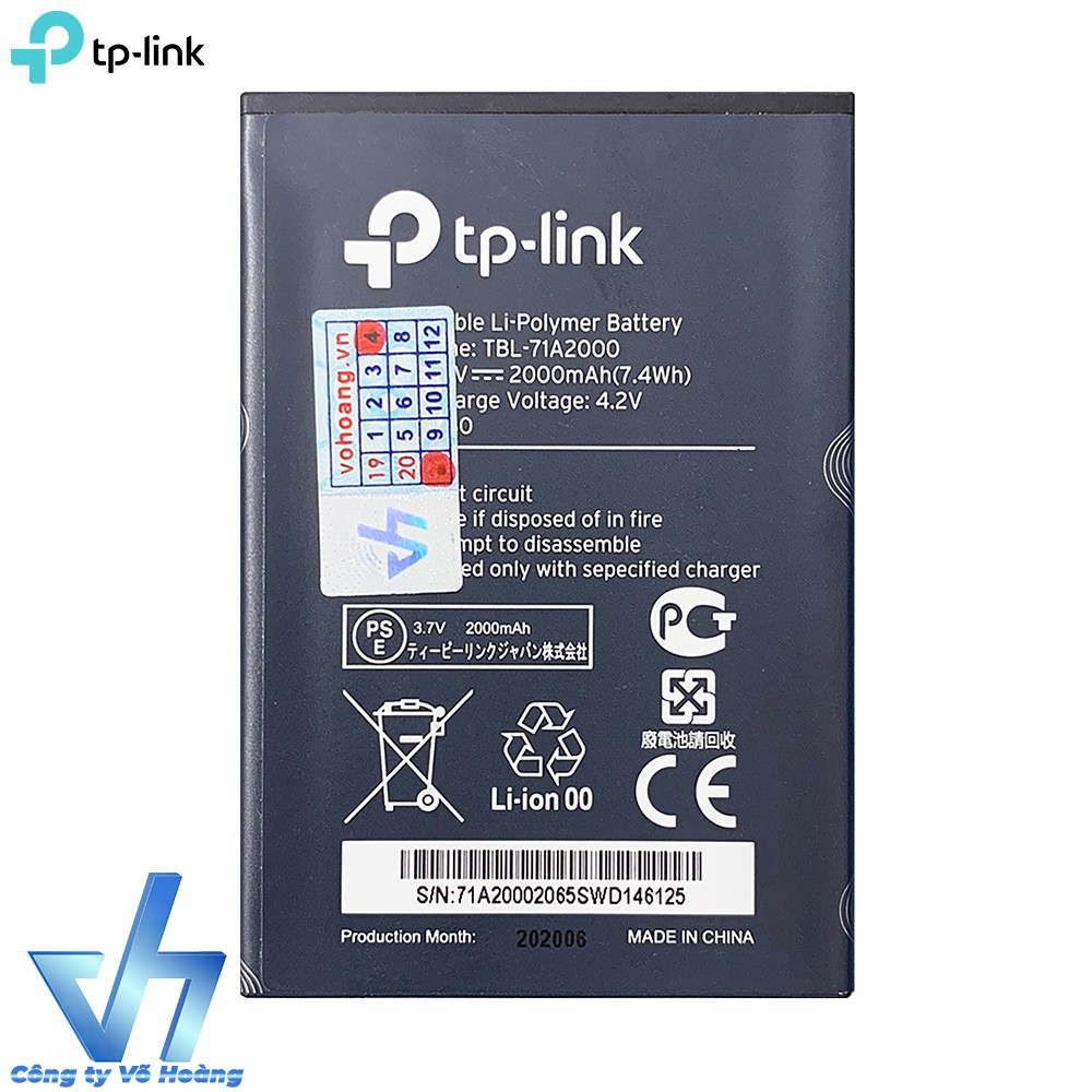 Pin dành cho TP-LINK M5350 / TP-LINK M5250 (Đen) | WebRaoVat - webraovat.net.vn