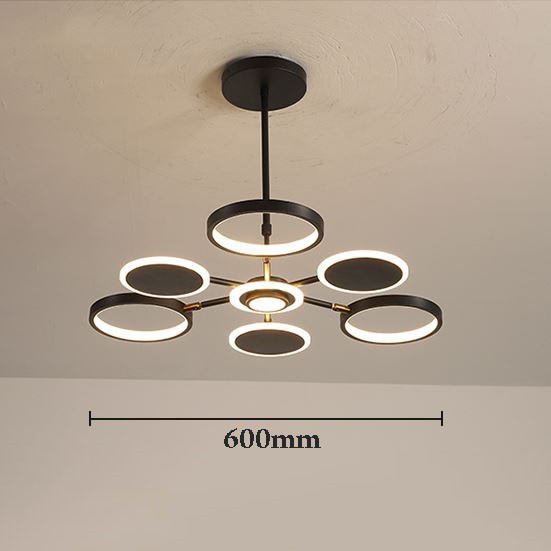 Đèn thả MONSKY HAIRI phong cách hiện đại với 3 chế độ ánh sáng - kèm điều khiển từ xa.