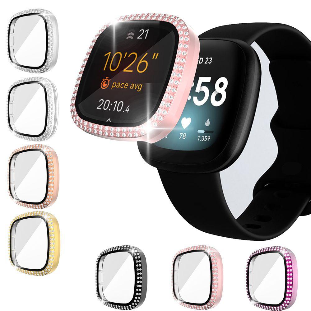 BTLIMER Ốp Bảo Vệ Mặt Đồng Hồ Thông Minh Fitbit VERSA 3 / Sense