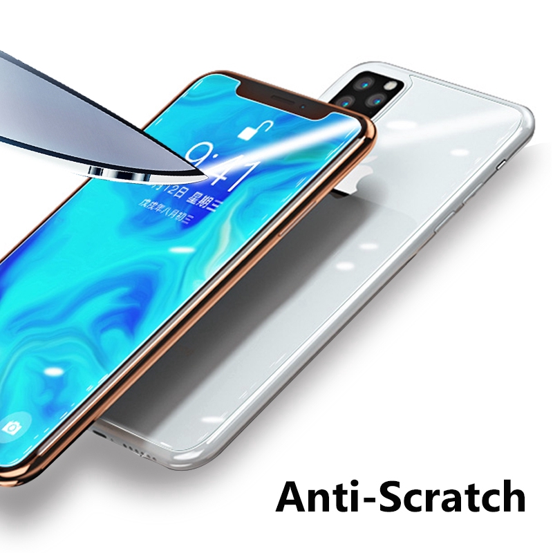 Kính Cường Lực 9H Bảo Vệ Mặt Trước Và Sau Cho Iphone 11 Pro Max X Xs Max Xr