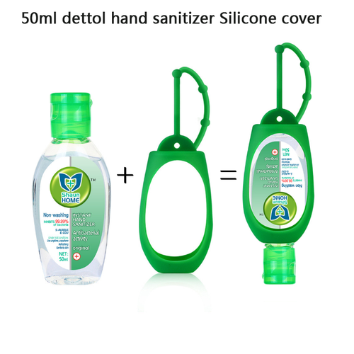 [Spot hot sale]DETTOL (Hàng Mới Về) Bình Đựng Nước Rửa Tay Bằng Silicon Chống Vi Khuẩn 50ml