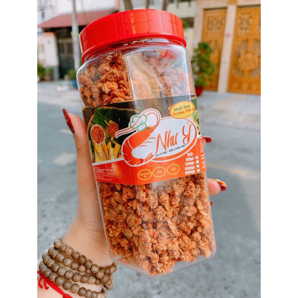 Muối Tôm Như Ý, Hũ 400gr Loại đặc biệt, thơm ngon