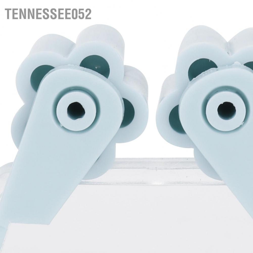 Tennessee052 Broom Holder Wall Mounted Mop Storage Rack Clamp for Bathroom Kitchen Garden Light Green