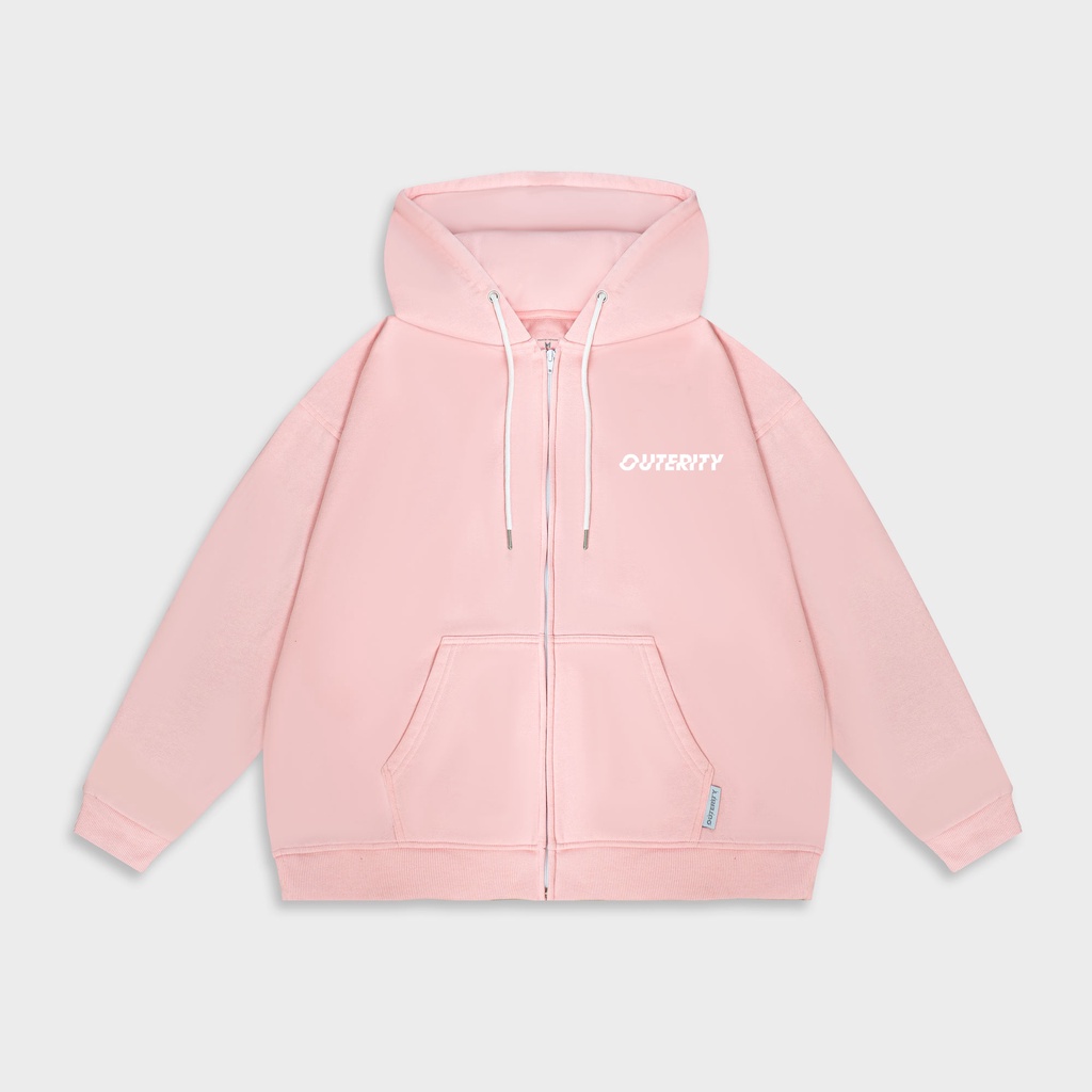 Áo Hoodie Zip Signature / Pink color - ORT403 - P