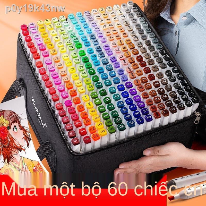 ✁♛Bút đánh dấu hai đầu cảm ứng màu đen 48 / 36 24 trẻ em nguồn cung cấp nghệ thuật vẽ tranh 1000