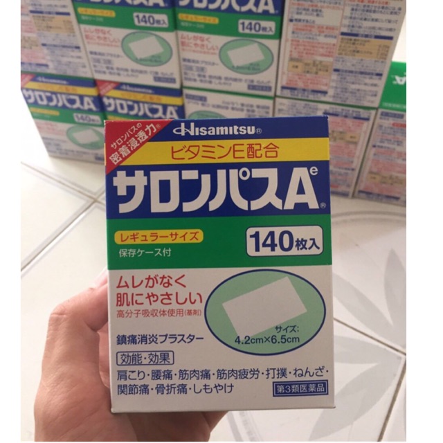 CAO DÁN SALONPAS NHẬT BẢN 140 miếng