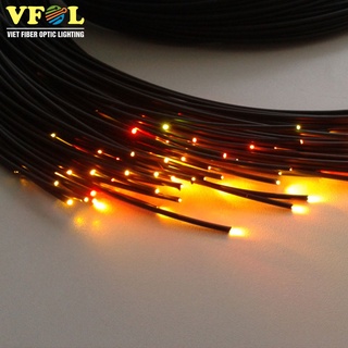 Sợi quang có vỏ bọc đường kính 0.75mm, 1.0mm, 1.5mm, 2.0mm, 3.0mm số lượng lớn trên 10m làm hiệu ứng sao, trang trí