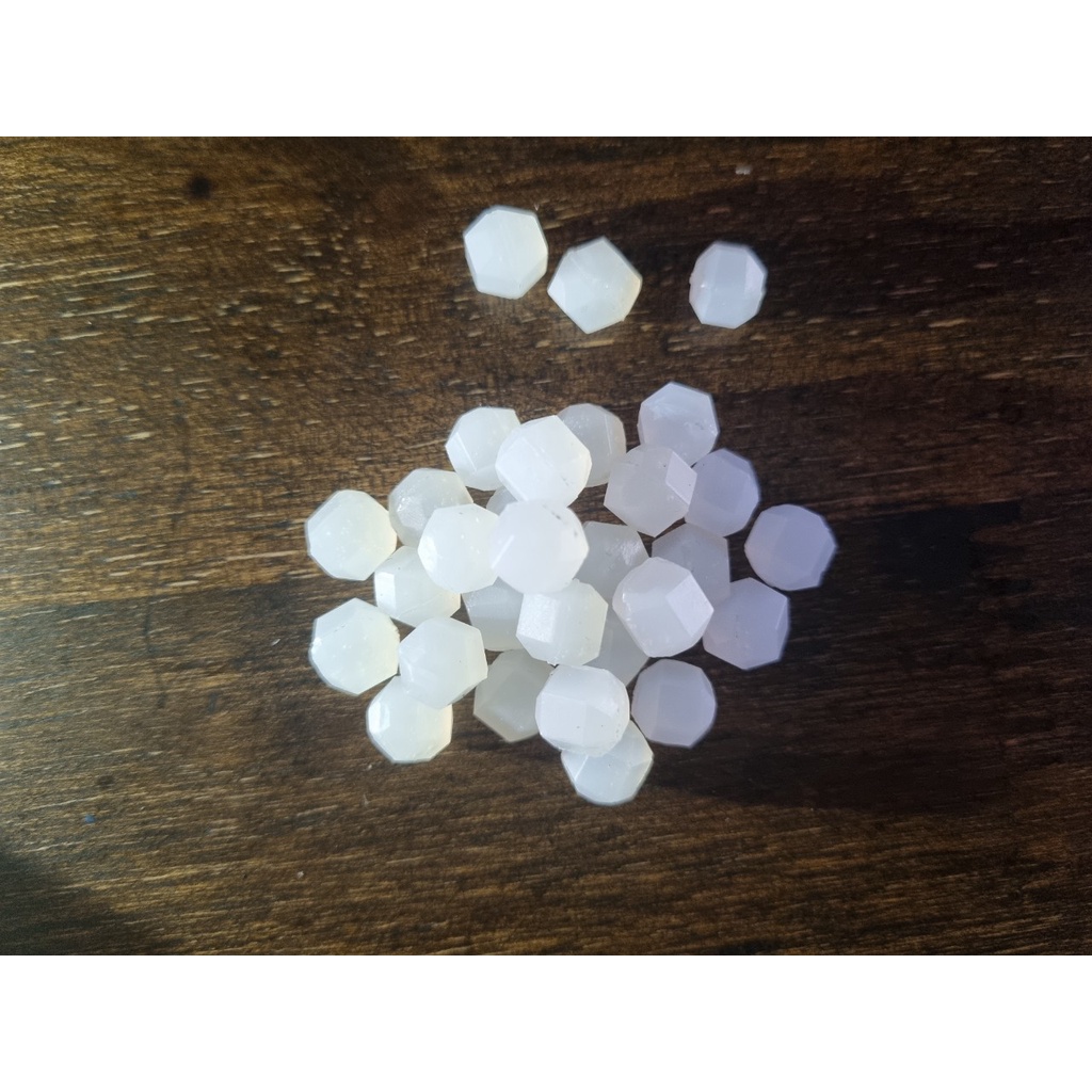 01 Viên bi Đa giác Silicone Mềm 8mm