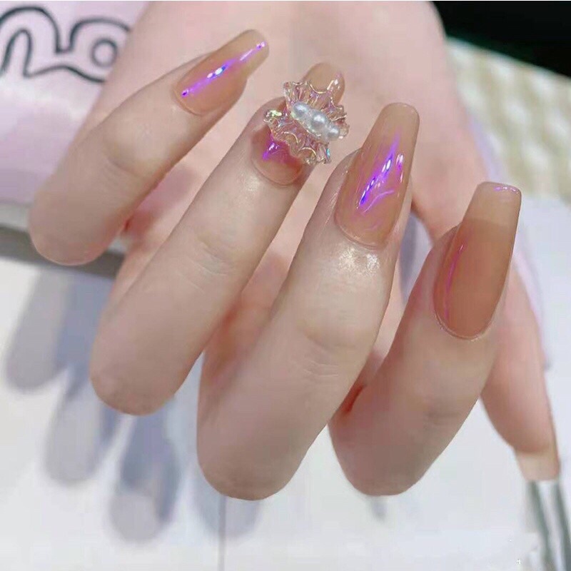 Set 6 hũ bột tráng gương ngọc trai CHEAP NAIL, bột tráng gương ánh ngọc trai trang trí móng