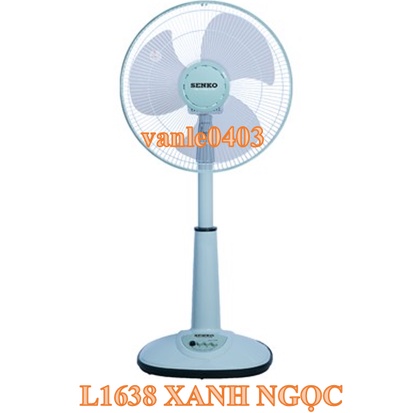 Quạt senko L1638 thay thế L1338, quạt lửng senko B4 thân nhựa chính hãng