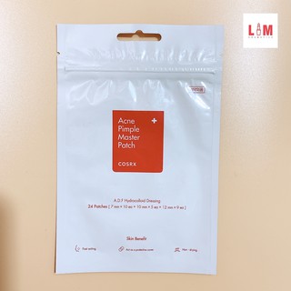 Miếng dán mụn Cosrx Acne Pimple Master Patch màu đỏ 24 miếng [Chính Hãng]