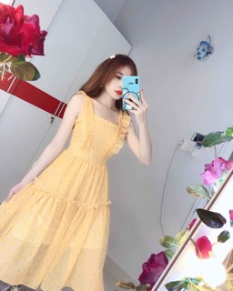Đầm cánh tiên hoa nhí (hình thật+video)
